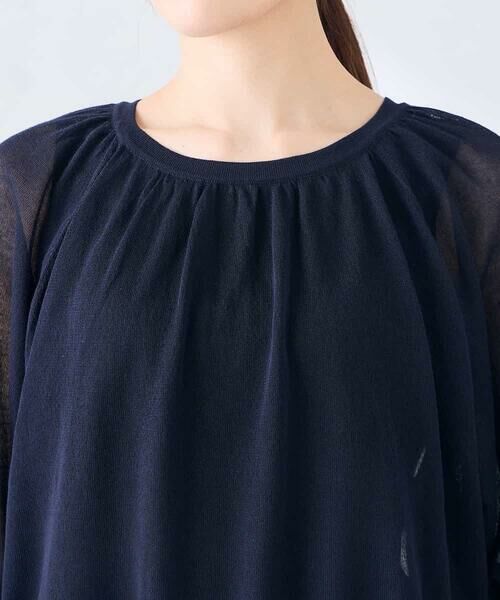 a.v.v / アー・ヴェ・ヴェ ニット・セーター | シアーギャザーニット | 詳細17