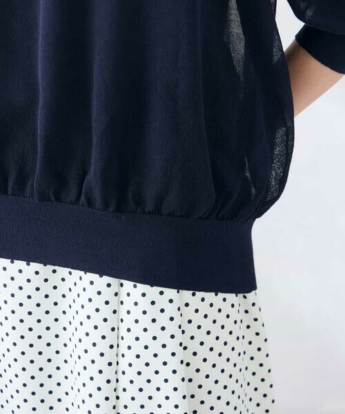 a.v.v / アー・ヴェ・ヴェ ニット・セーター | シアーギャザーニット | 詳細19