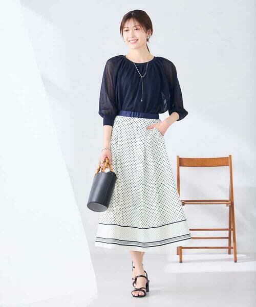 a.v.v / アー・ヴェ・ヴェ ニット・セーター | シアーギャザーニット | 詳細4