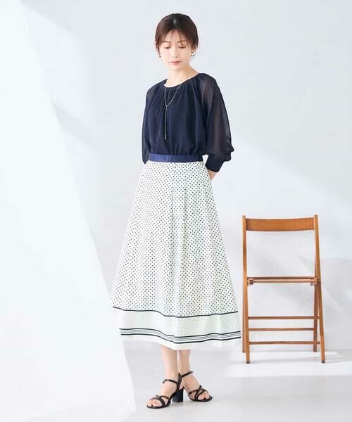 a.v.v / アー・ヴェ・ヴェ ニット・セーター | シアーギャザーニット | 詳細6