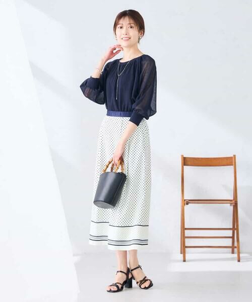 a.v.v / アー・ヴェ・ヴェ ニット・セーター | シアーギャザーニット | 詳細7