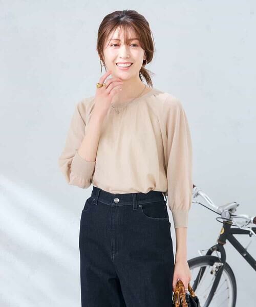 a.v.v / アー・ヴェ・ヴェ ニット・セーター | シアーギャザーニット | 詳細8