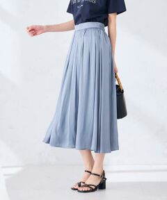 a.v.v / アー・ヴェ・ヴェ ロング・マキシ丈スカート | エアリーサテンフレアスカート