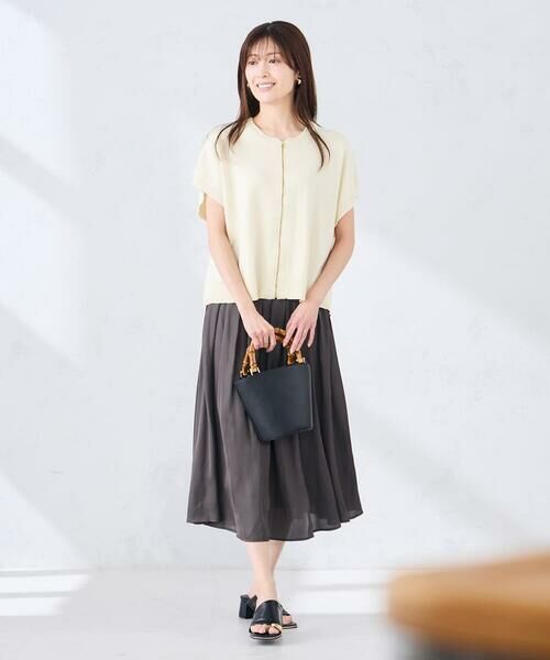 a.v.v / アー・ヴェ・ヴェ ロング・マキシ丈スカート | エアリーサテンフレアスカート | 詳細16