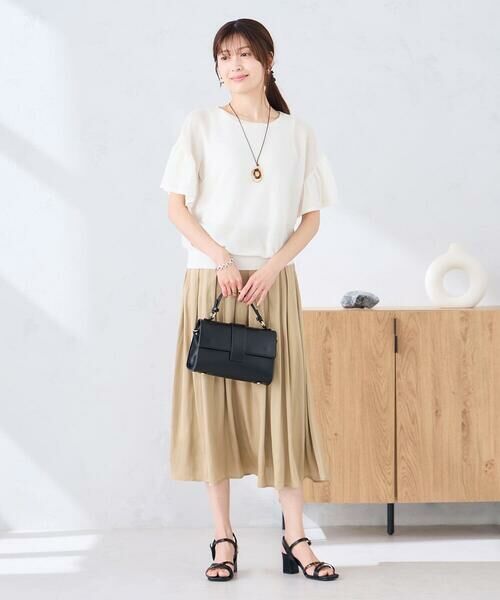 a.v.v / アー・ヴェ・ヴェ ロング・マキシ丈スカート | エアリーサテンフレアスカート | 詳細26