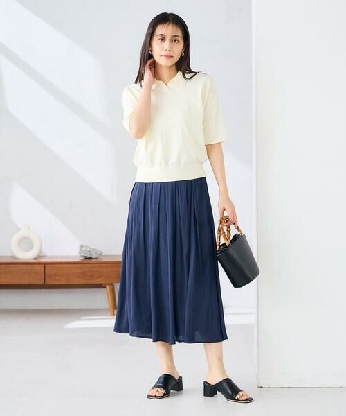 a.v.v / アー・ヴェ・ヴェ ロング・マキシ丈スカート | エアリーサテンフレアスカート | 詳細30