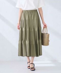 a.v.v / アー・ヴェ・ヴェ ロング・マキシ丈スカート | 【洗える】ティアードプリーツスカート