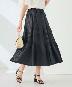 a.v.v / アー・ヴェ・ヴェ ロング・マキシ丈スカート | 【洗える】ティアードプリーツスカート