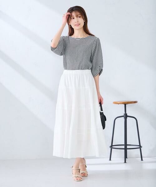 a.v.v / アー・ヴェ・ヴェ ロング・マキシ丈スカート | 【洗える】ティアードプリーツスカート | 詳細16