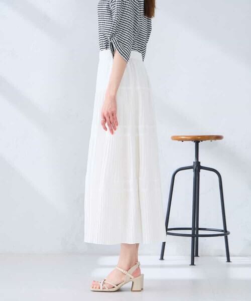 a.v.v / アー・ヴェ・ヴェ ロング・マキシ丈スカート | 【洗える】ティアードプリーツスカート | 詳細20