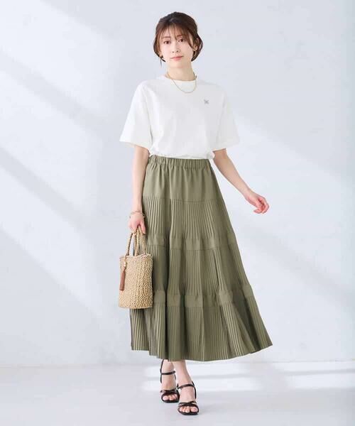 a.v.v / アー・ヴェ・ヴェ ロング・マキシ丈スカート | 【洗える】ティアードプリーツスカート | 詳細3