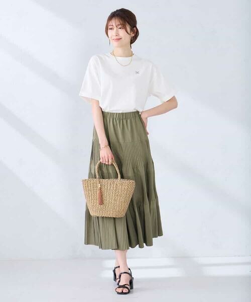 a.v.v / アー・ヴェ・ヴェ ロング・マキシ丈スカート | 【洗える】ティアードプリーツスカート | 詳細4