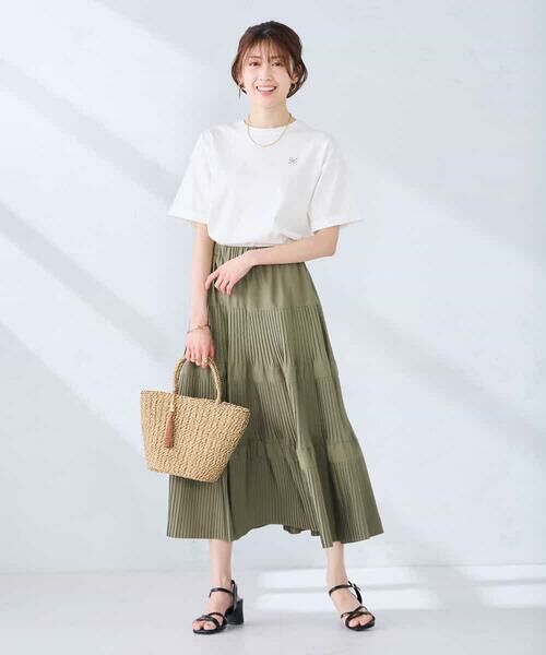 a.v.v / アー・ヴェ・ヴェ ロング・マキシ丈スカート | 【洗える】ティアードプリーツスカート | 詳細5