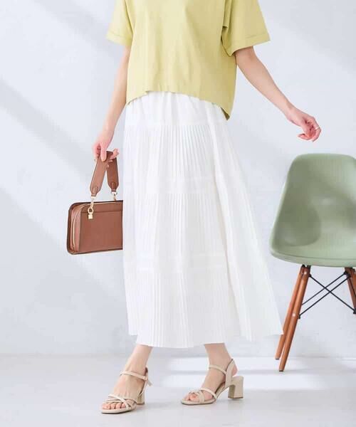 a.v.v / アー・ヴェ・ヴェ ロング・マキシ丈スカート | 【洗える】ティアードプリーツスカート | 詳細8
