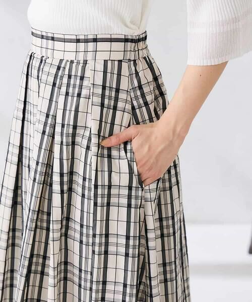 a.v.v / アー・ヴェ・ヴェ ロング・マキシ丈スカート | 【洗える】メモリーチェックタフタスカート | 詳細16