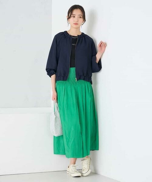 a.v.v / アー・ヴェ・ヴェ ロング・マキシ丈スカート | 2WAYリバーシブルシャーリングフレアスカート | 詳細11