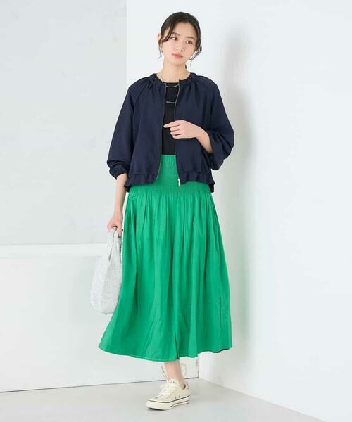 a.v.v / アー・ヴェ・ヴェ ロング・マキシ丈スカート | 2WAYリバーシブルシャーリングフレアスカート | 詳細12