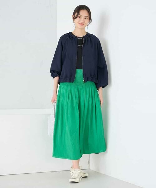 a.v.v / アー・ヴェ・ヴェ ロング・マキシ丈スカート | 2WAYリバーシブルシャーリングフレアスカート | 詳細13