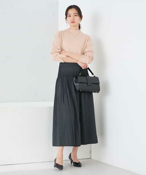 a.v.v / アー・ヴェ・ヴェ ロング・マキシ丈スカート | 2WAYリバーシブルシャーリングフレアスカート | 詳細22
