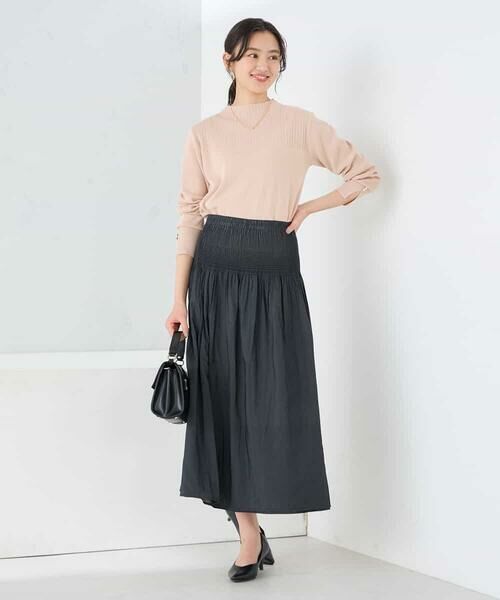 a.v.v / アー・ヴェ・ヴェ ロング・マキシ丈スカート | 2WAYリバーシブルシャーリングフレアスカート | 詳細24