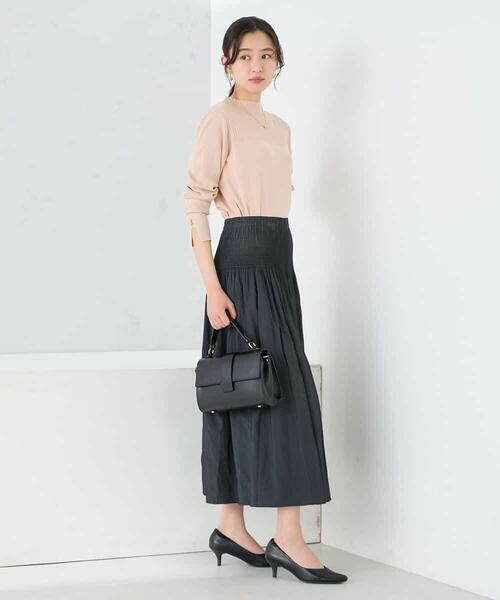 a.v.v / アー・ヴェ・ヴェ ロング・マキシ丈スカート | 2WAYリバーシブルシャーリングフレアスカート | 詳細25