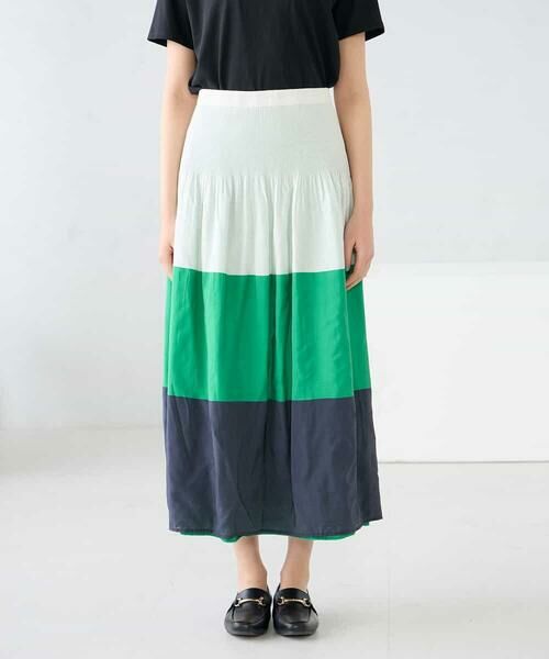 a.v.v / アー・ヴェ・ヴェ ロング・マキシ丈スカート | 2WAYリバーシブルシャーリングフレアスカート | 詳細26