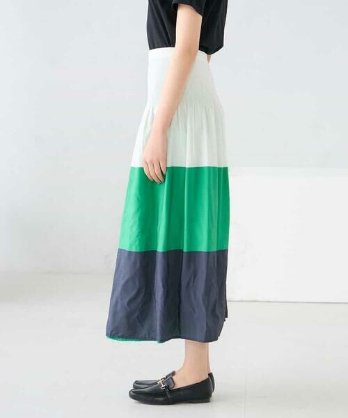 a.v.v / アー・ヴェ・ヴェ ロング・マキシ丈スカート | 2WAYリバーシブルシャーリングフレアスカート | 詳細27