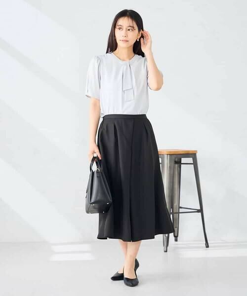 a.v.v / アー・ヴェ・ヴェ ロング・マキシ丈スカート | 【洗える】フロントタックフレアスカート | 詳細10