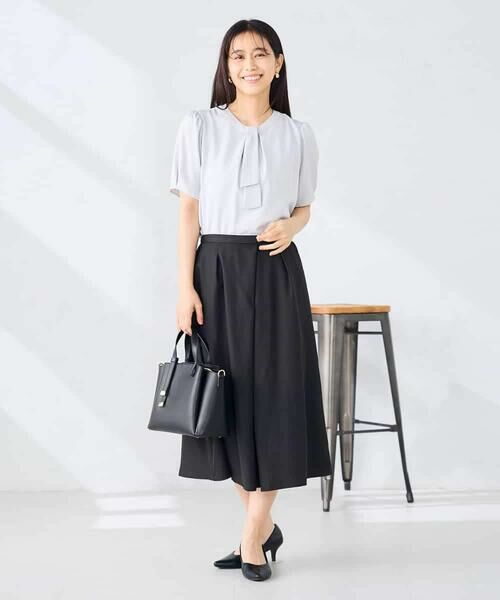 a.v.v / アー・ヴェ・ヴェ ロング・マキシ丈スカート | 【洗える】フロントタックフレアスカート | 詳細11