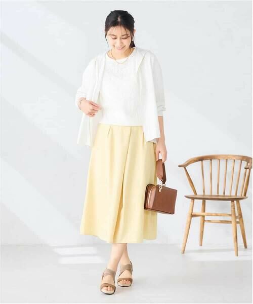 a.v.v / アー・ヴェ・ヴェ ロング・マキシ丈スカート | 【洗える】フロントタックフレアスカート | 詳細5