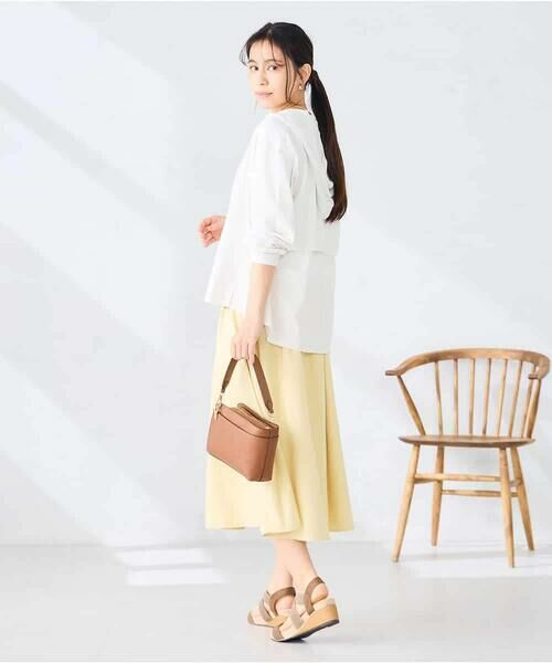 a.v.v / アー・ヴェ・ヴェ ロング・マキシ丈スカート | 【洗える】フロントタックフレアスカート | 詳細7