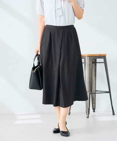 a.v.v / アー・ヴェ・ヴェ ロング・マキシ丈スカート | 【洗える】フロントタックフレアスカート | 詳細9