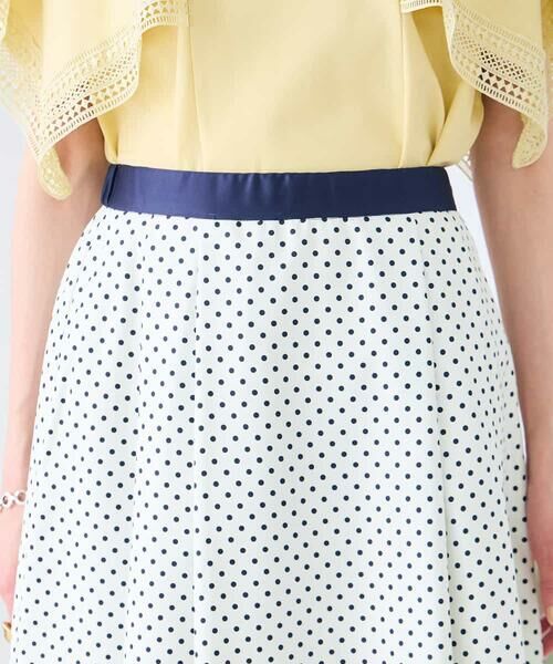 a.v.v / アー・ヴェ・ヴェ ロング・マキシ丈スカート | 【洗える】パネル切替ドットスカート | 詳細13