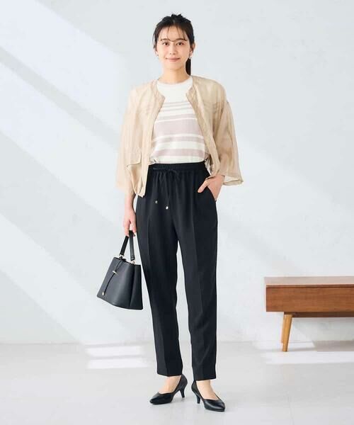 a.v.v / アー・ヴェ・ヴェ ノーカラージャケット | ノーカラーシアーブルゾン | 詳細12