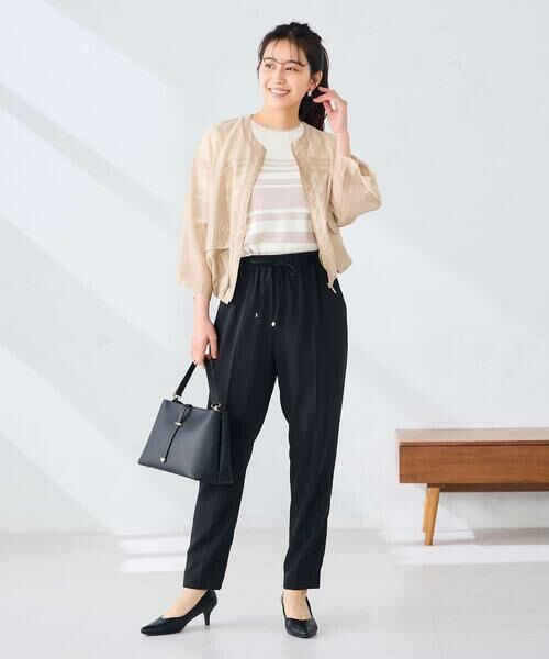 a.v.v / アー・ヴェ・ヴェ ノーカラージャケット | ノーカラーシアーブルゾン | 詳細14