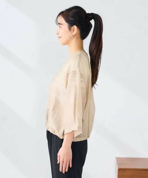 a.v.v / アー・ヴェ・ヴェ ノーカラージャケット | ノーカラーシアーブルゾン | 詳細18