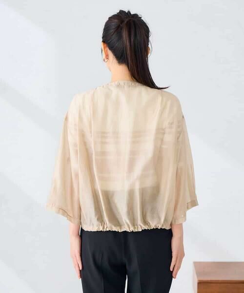 a.v.v / アー・ヴェ・ヴェ ノーカラージャケット | ノーカラーシアーブルゾン | 詳細19