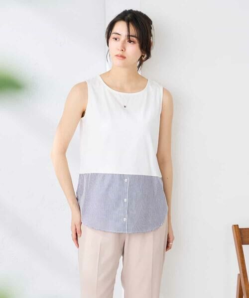 a.v.v / アー・ヴェ・ヴェ タンクトップ | シャツヘムタンクトップ | 詳細6