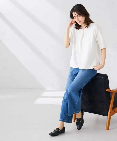 a.v.v / アー・ヴェ・ヴェ カットソー | レースジャガードスリーブトップス | 詳細14