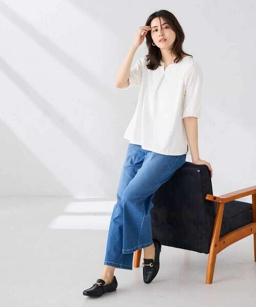 a.v.v / アー・ヴェ・ヴェ カットソー | レースジャガードスリーブトップス | 詳細15