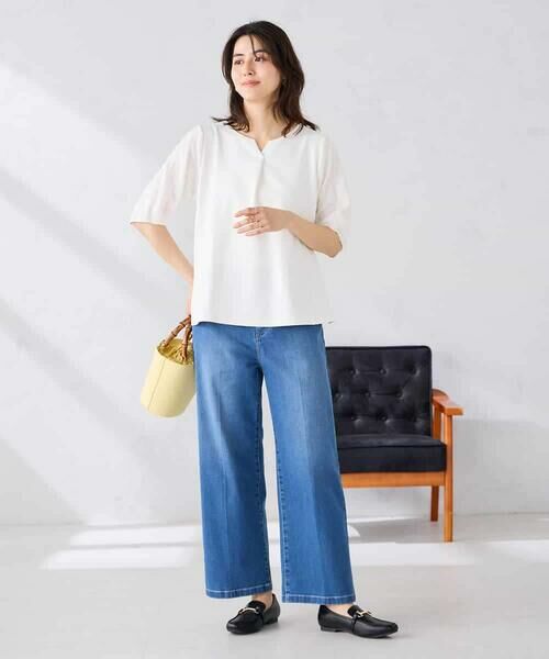 a.v.v / アー・ヴェ・ヴェ カットソー | レースジャガードスリーブトップス | 詳細9