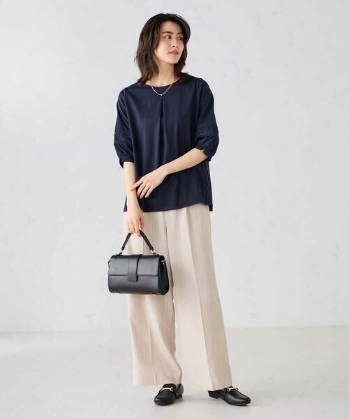 a.v.v / アー・ヴェ・ヴェ カットソー | 袖口レースチュニックカットソー | 詳細12