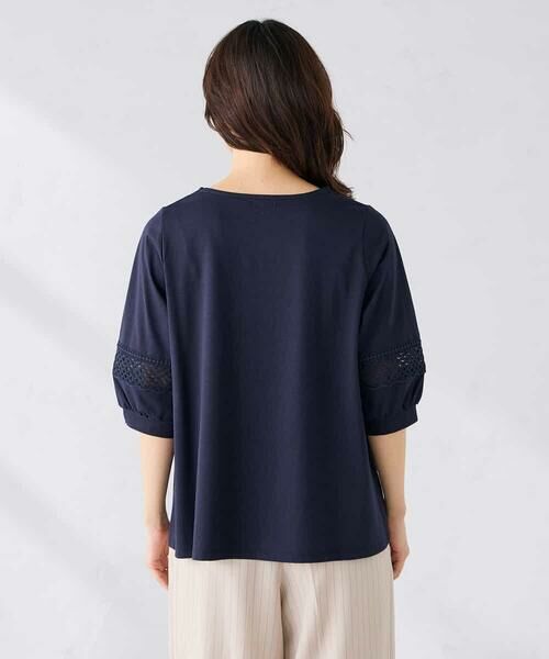 a.v.v / アー・ヴェ・ヴェ カットソー | 袖口レースチュニックカットソー | 詳細16