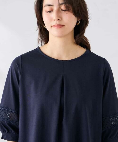 a.v.v / アー・ヴェ・ヴェ カットソー | 袖口レースチュニックカットソー | 詳細17
