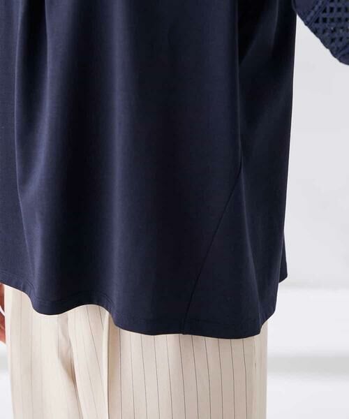 a.v.v / アー・ヴェ・ヴェ カットソー | 袖口レースチュニックカットソー | 詳細19