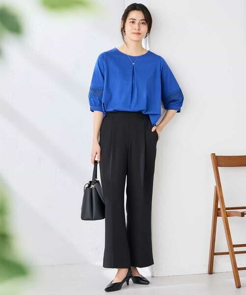 a.v.v / アー・ヴェ・ヴェ カットソー | 袖口レースチュニックカットソー | 詳細3