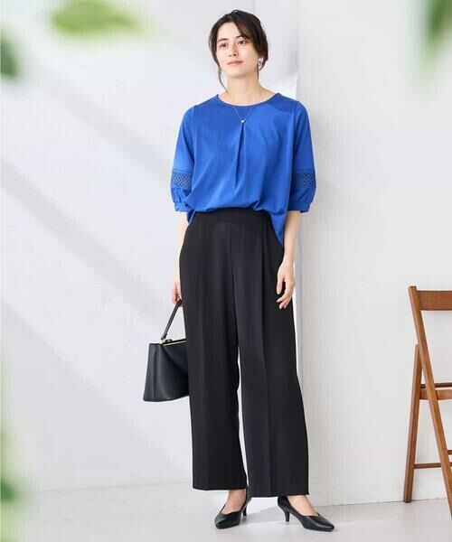 a.v.v / アー・ヴェ・ヴェ カットソー | 袖口レースチュニックカットソー | 詳細4