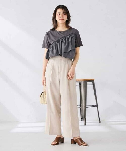 a.v.v / アー・ヴェ・ヴェ カットソー | フリルドッキングTシャツ | 詳細10