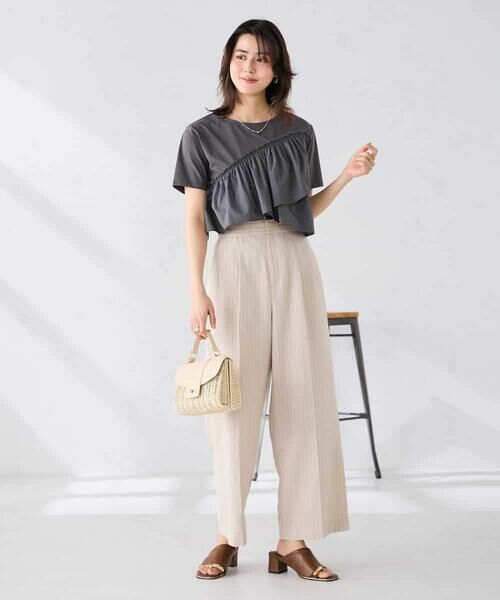 a.v.v / アー・ヴェ・ヴェ カットソー | フリルドッキングTシャツ | 詳細11