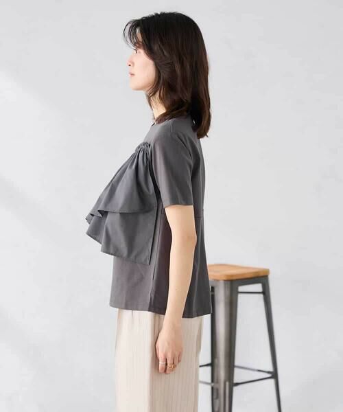 a.v.v / アー・ヴェ・ヴェ カットソー | フリルドッキングTシャツ | 詳細15